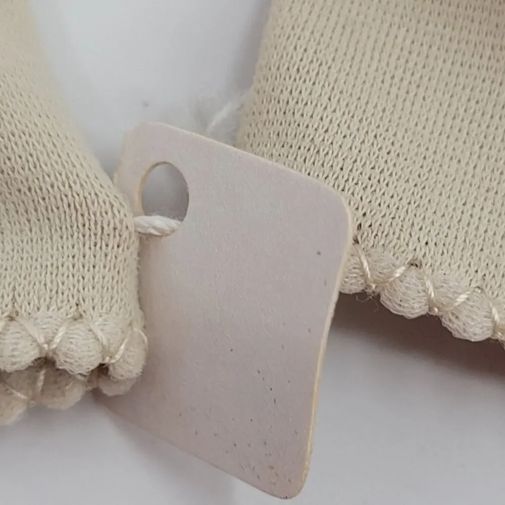 Vintage Lady Gay Ivory Opera Gloves Deadstock NOS Bridal Mid Century Size 6.5